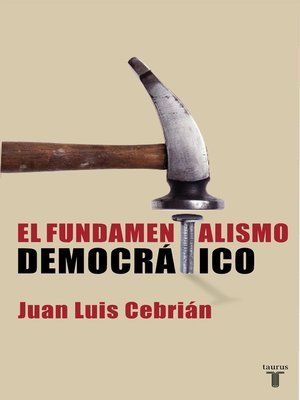 cover image of El fundamentalismo democrático